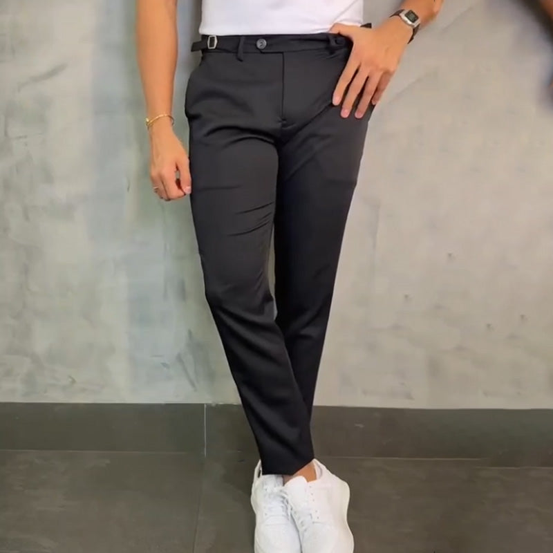 Teobaldo - Pantaloni Slim Fit Uomo Comfort Moderno
