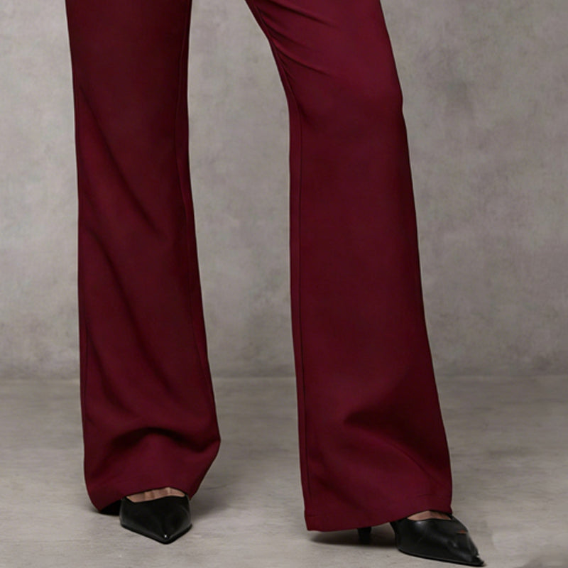 Marianna – Pantaloni A Zampa Con Taglio Sartoriale E Linea Slanciata