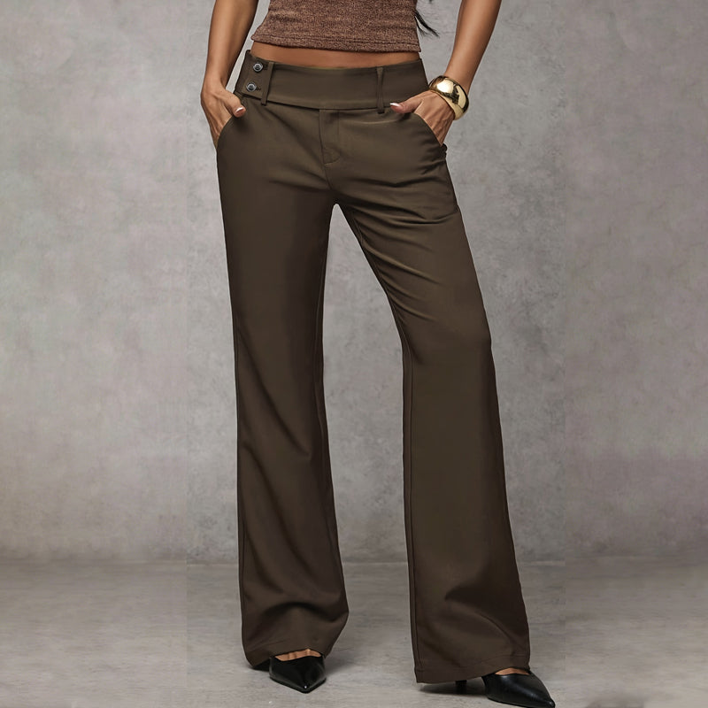 Marianna – Pantaloni A Zampa Con Taglio Sartoriale E Linea Slanciata