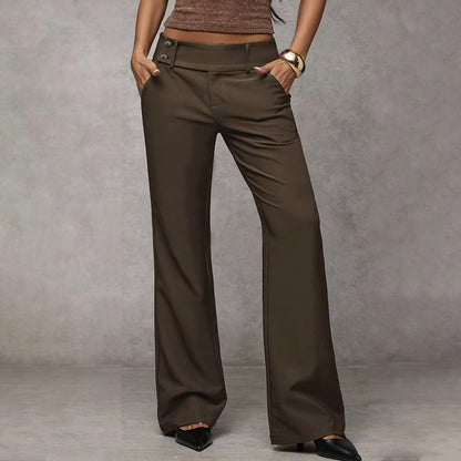 Marianna – Pantaloni A Zampa Con Taglio Sartoriale E Linea Slanciata