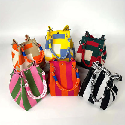 Azzurra - Borsa Bucket Donna Elegante Moderna