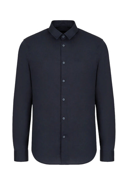 Antonio – Camicia a Maniche Lunghe da Uomo in Blu Navy Intramontabile