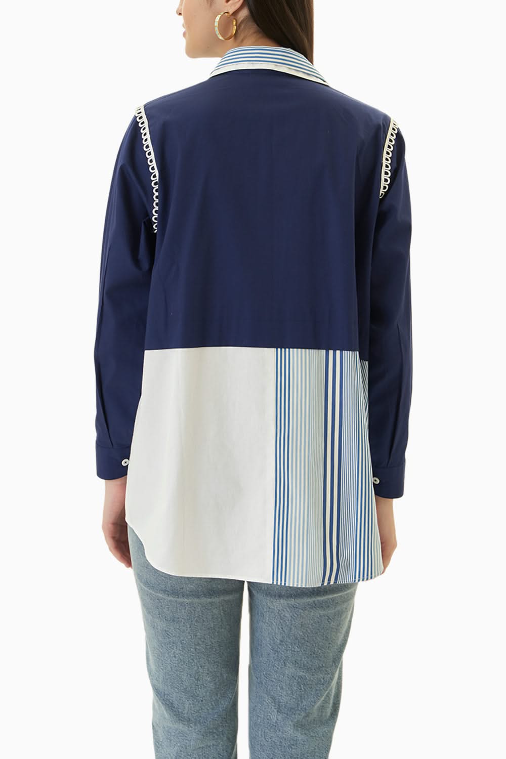Raffa - Camicia Serena Donna Blu Elegante Moderna