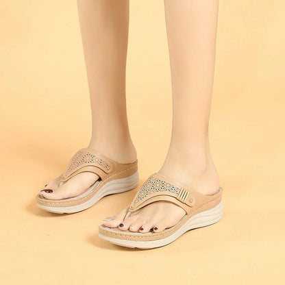 Mirisa - Sandali Ortopedici Donna Comodi Zeppa Estate