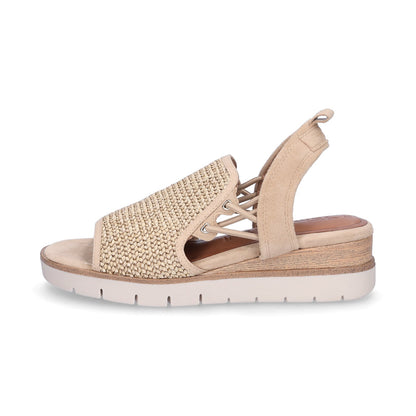 Rexina - Sandali Donna Tamaris Beige Eleganti Moderni Comfort