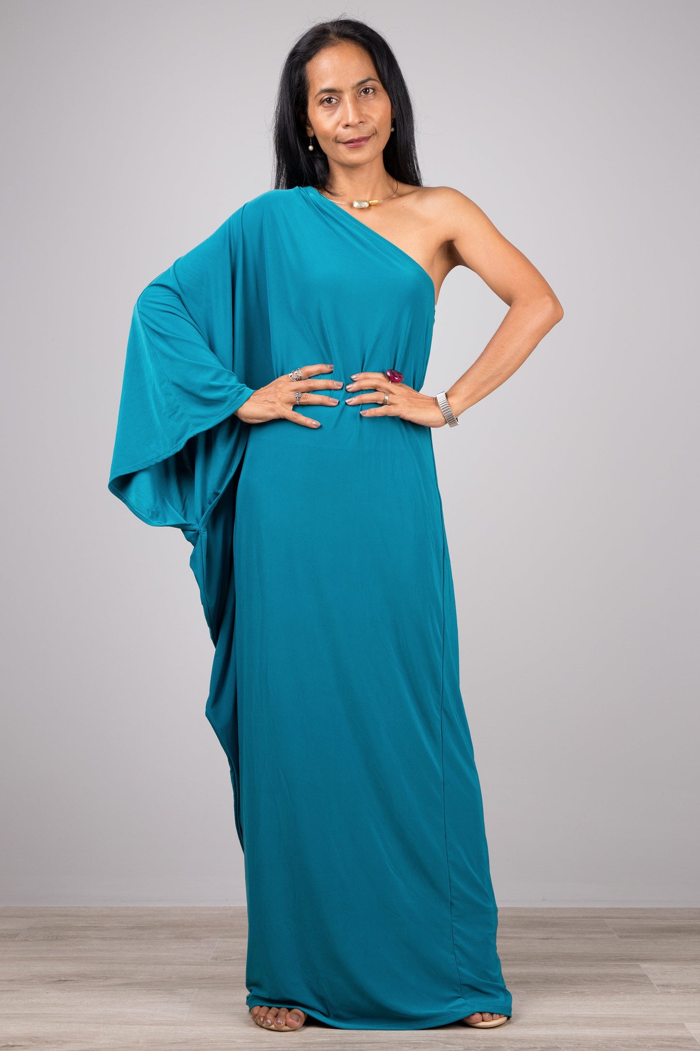 Marsisa – Abito Monospalla Teal
