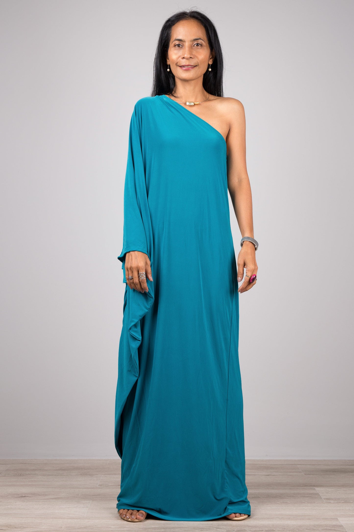 Marsisa – Abito Monospalla Teal