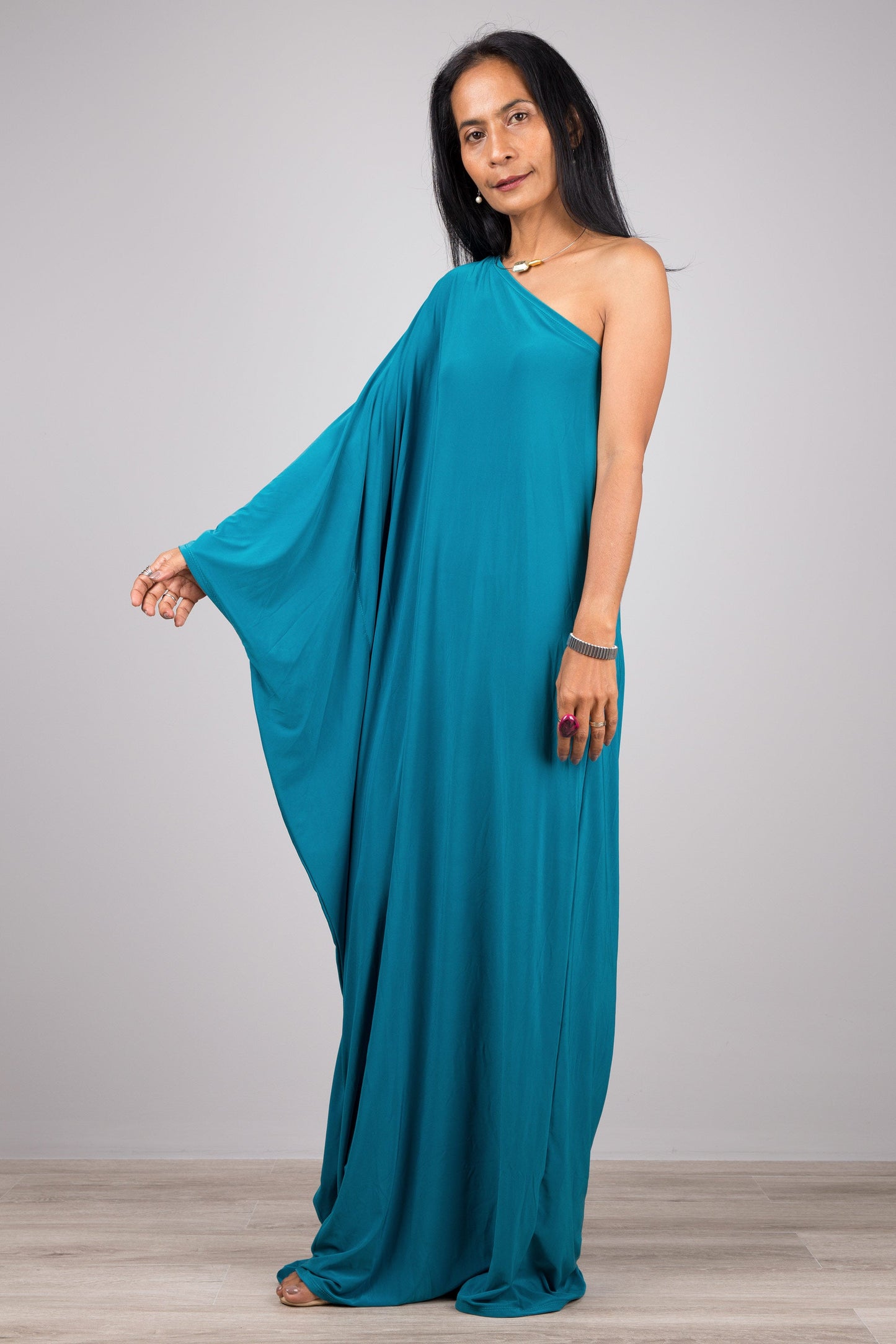 Marsisa – Abito Monospalla Teal