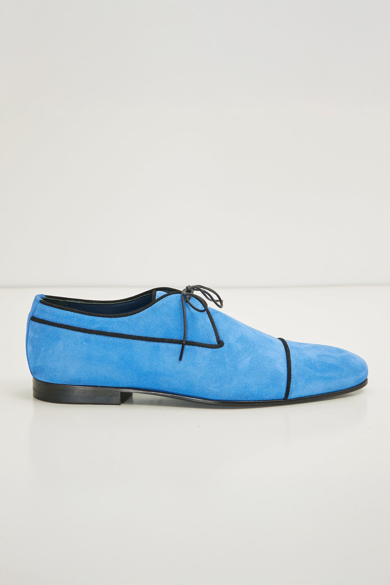 Lorisandro - Scarpe Derby Uomo Eleganti Azzurro Formale