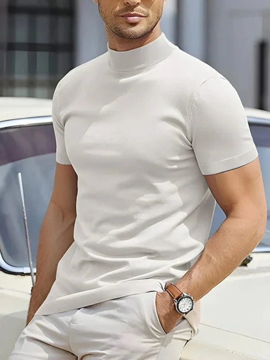 Elia – T-Shirt Da Uomo Estiva Dal Design Casual