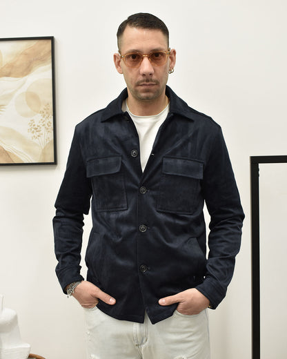 Ignazio - Giubbino Overshirt Leggero Uomo Contemporaneo