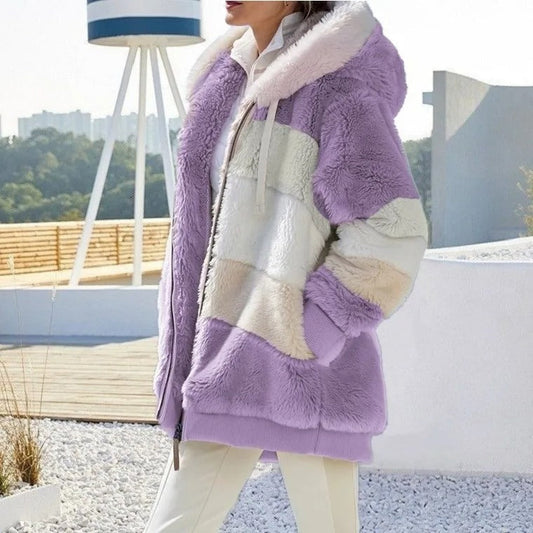 Liala - Giacca Donna in Pile Cashmere Calda e Morbida