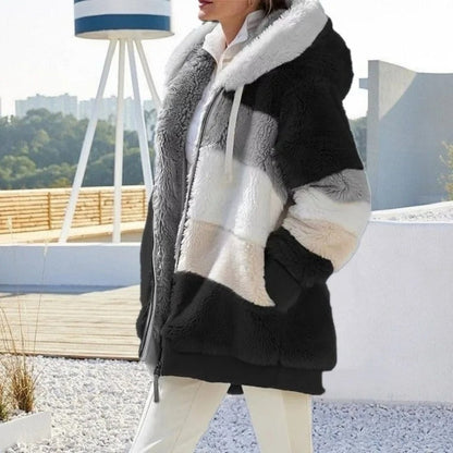 Liala - Giacca Donna in Pile Cashmere Calda e Morbida