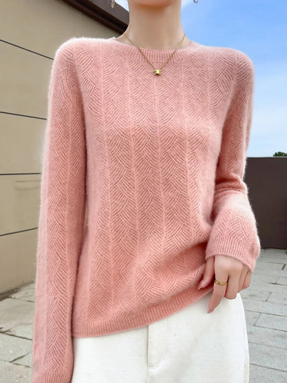 Carmela – Maglione Donna in Cashmere a Maniche Lunghe