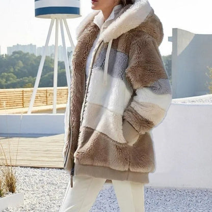 Liala - Giacca Donna in Pile Cashmere Calda e Morbida