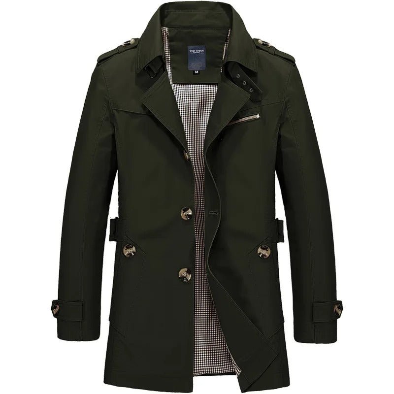 Adriano - Trench classico uomo elegante moderno urbano