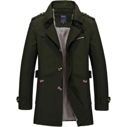 Adriano - Trench classico uomo elegante moderno urbano