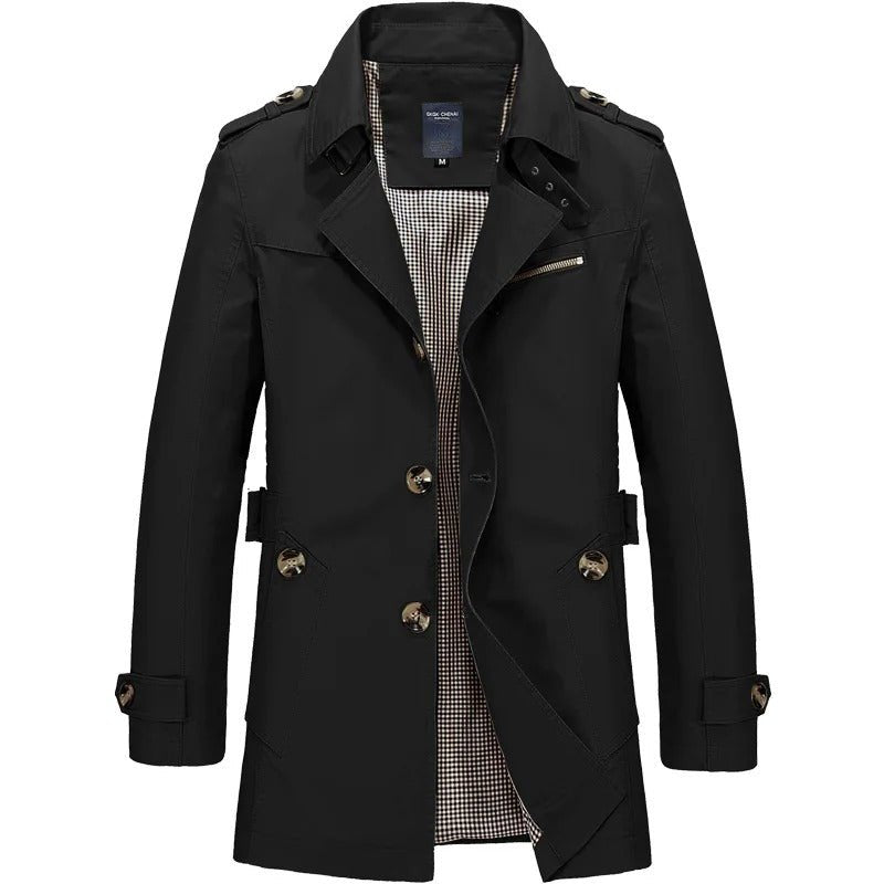 Adriano - Trench classico uomo elegante moderno urbano
