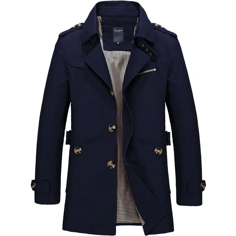 Adriano - Trench classico uomo elegante moderno urbano