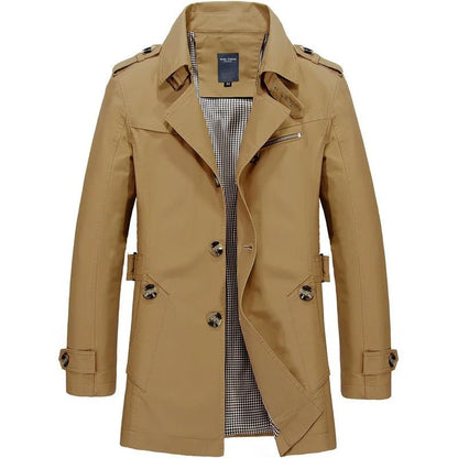 Adriano - Trench classico uomo elegante moderno urbano