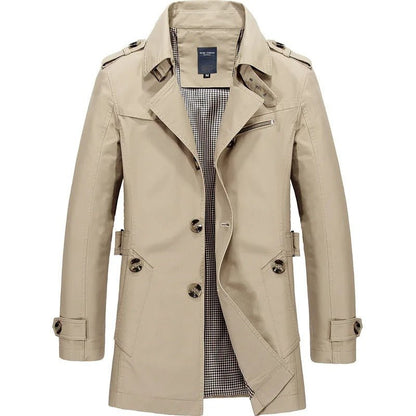 Adriano - Trench classico uomo elegante moderno urbano