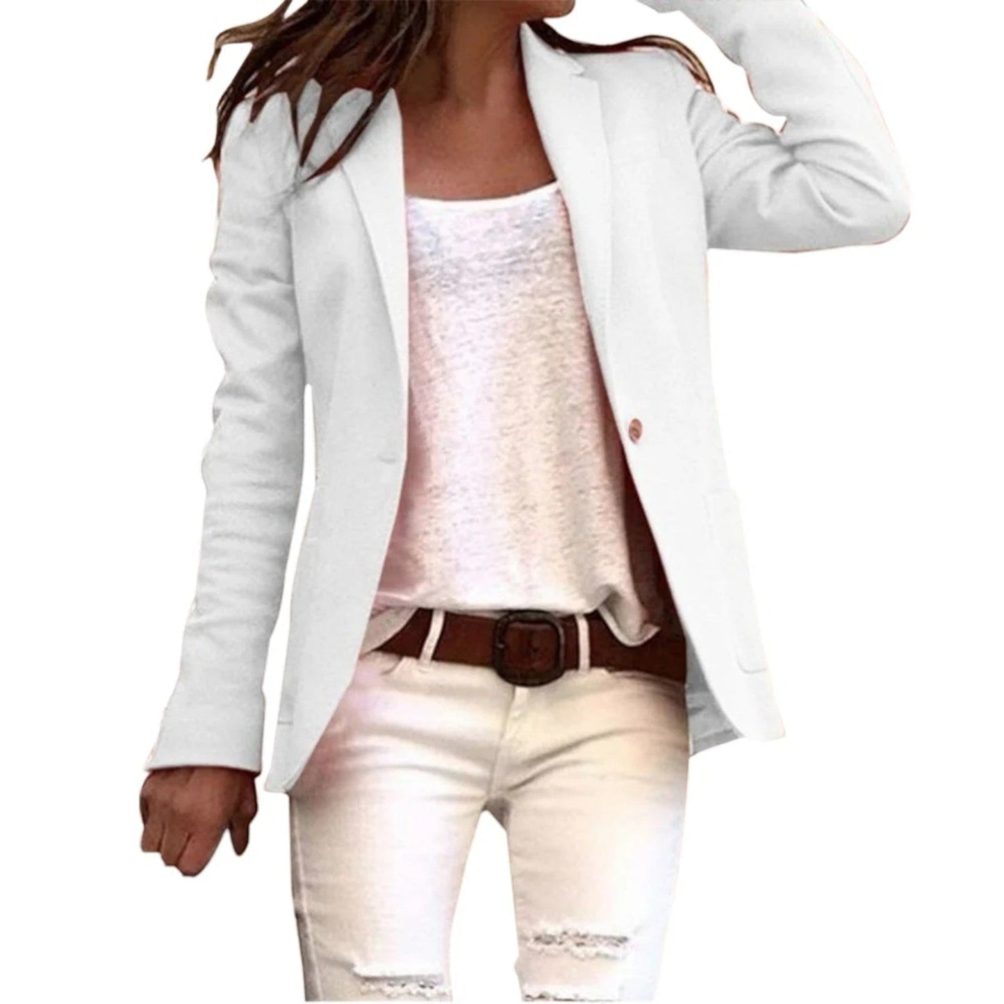 Uliana – Blazer Donna con Risvolti Dentellati Classici