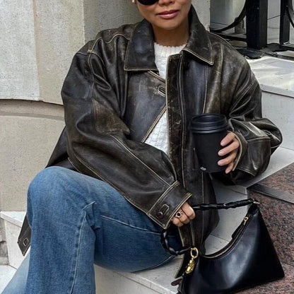 Kayna - Giacca vintage da donna stile retrò chic