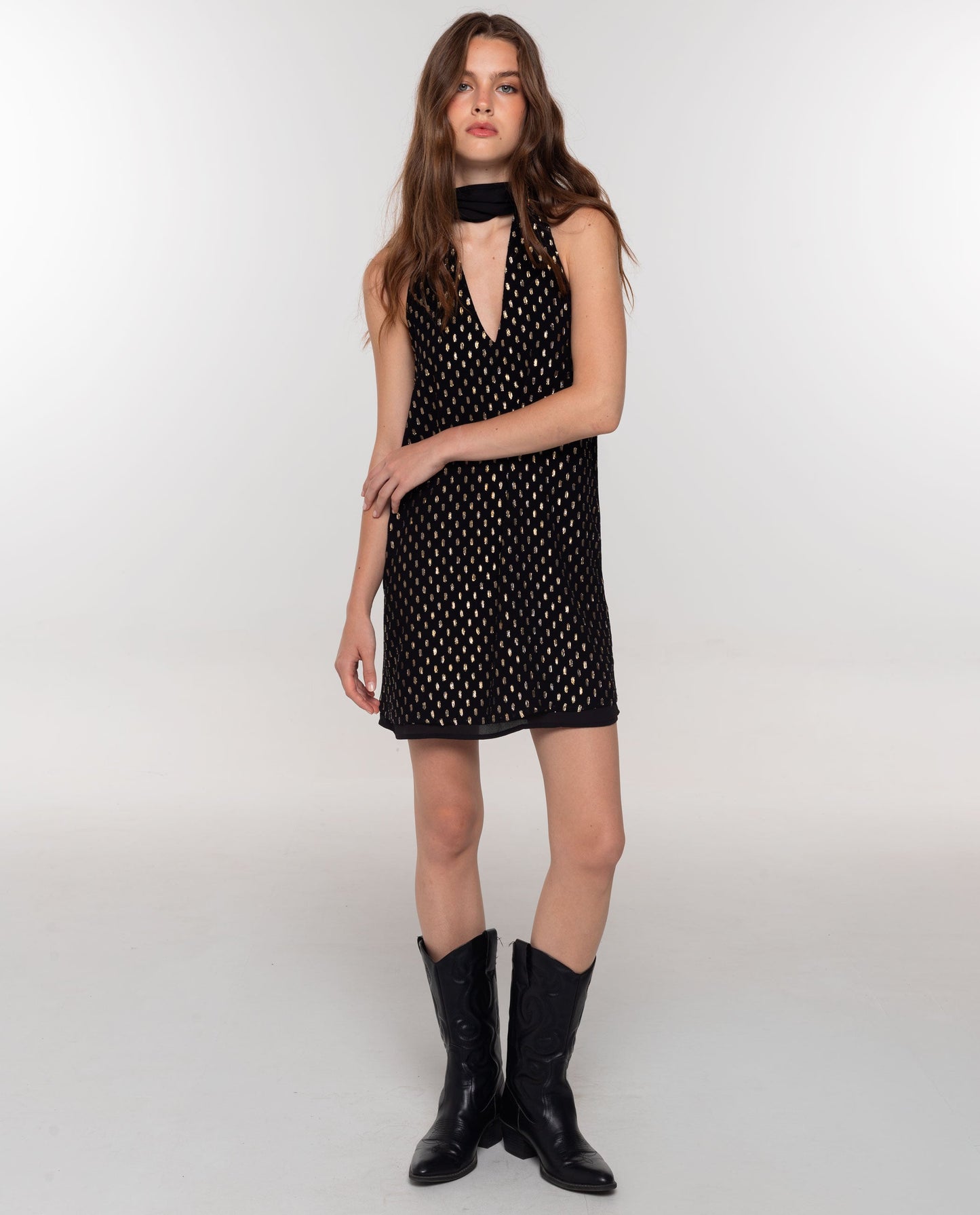 Cristiana - Vestito Nero Elegante Donna Chic e Senza Tempo