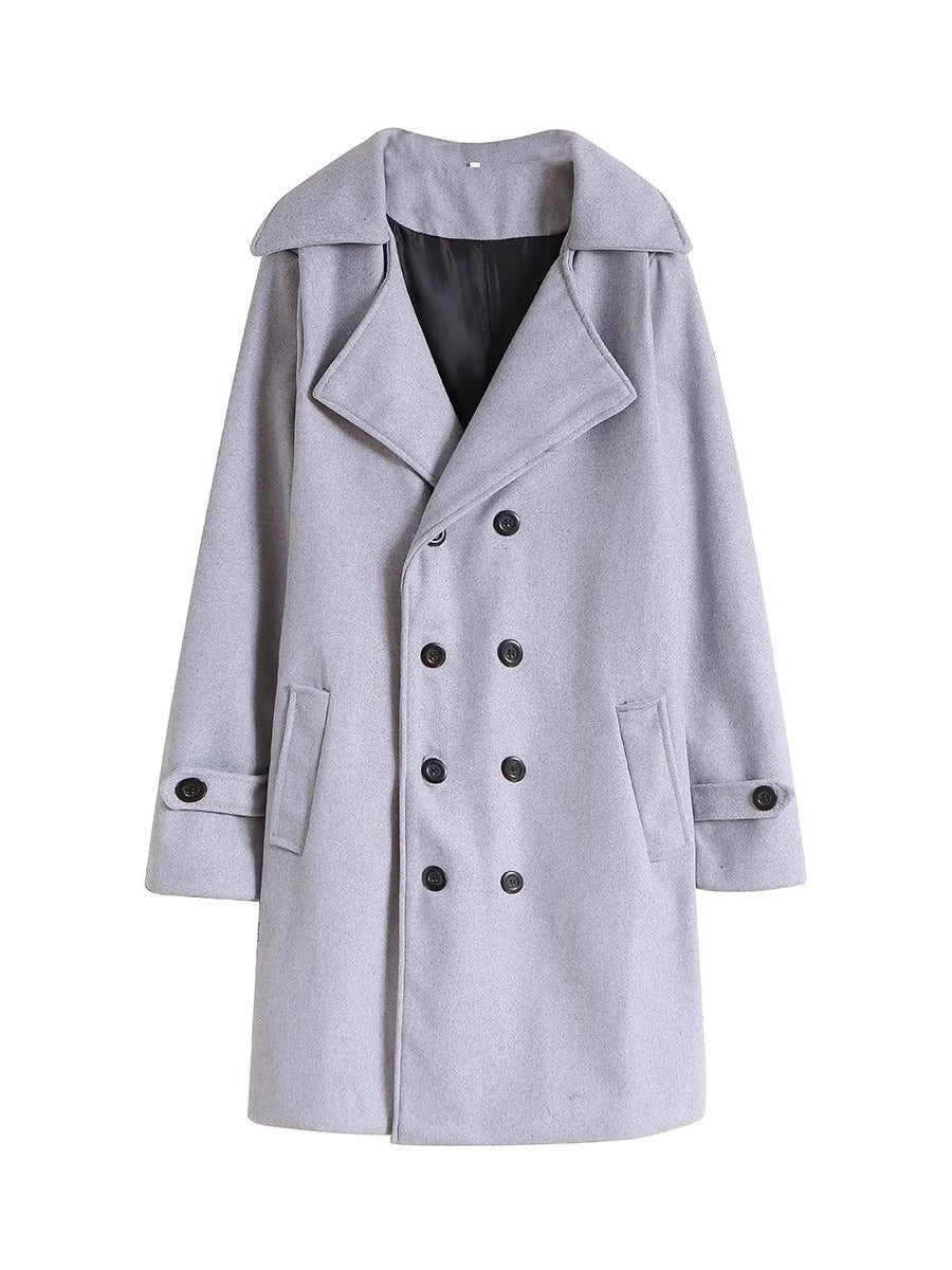 Enzo - Cappotto Doppiopetto Uomo Elegante Senza Tempo